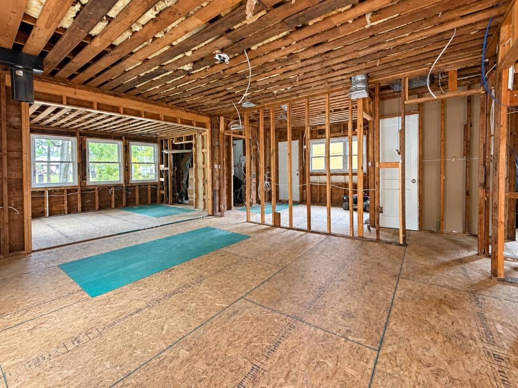 Whole home remodel framing and structural renovation